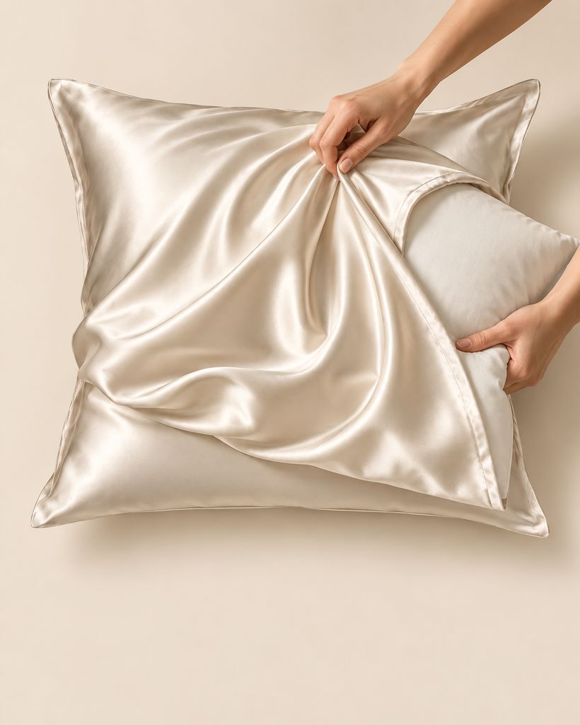 Lot de 2 chouchous en soie