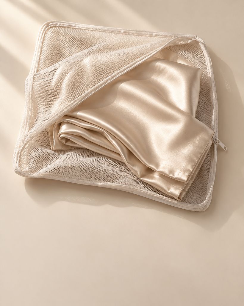 Lot de 2 chouchous en soie
