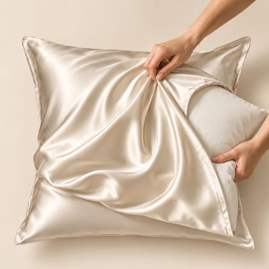 Masque de nuit en soie