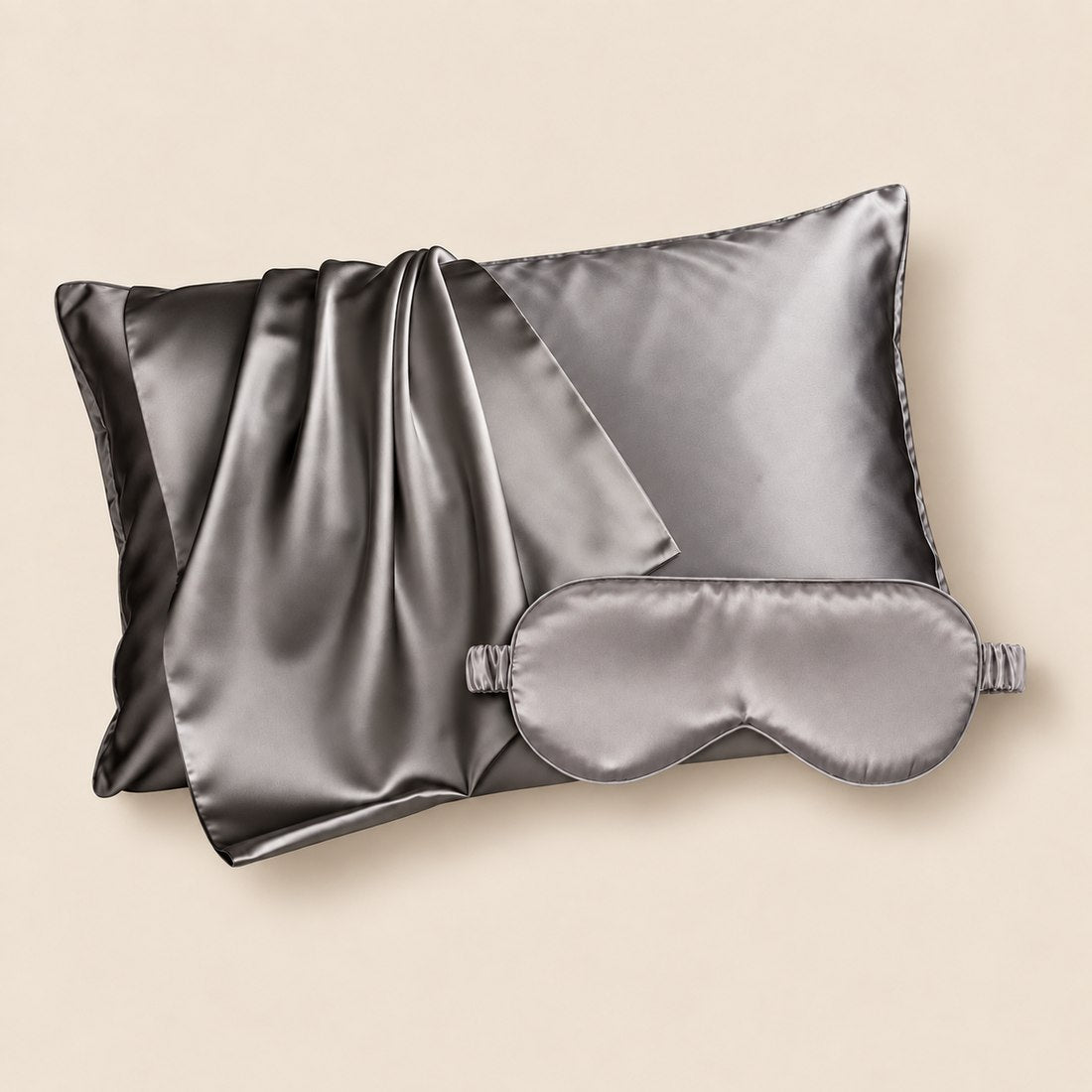 Duo Nuit, taie 50×70 cm, coloris Ardoise