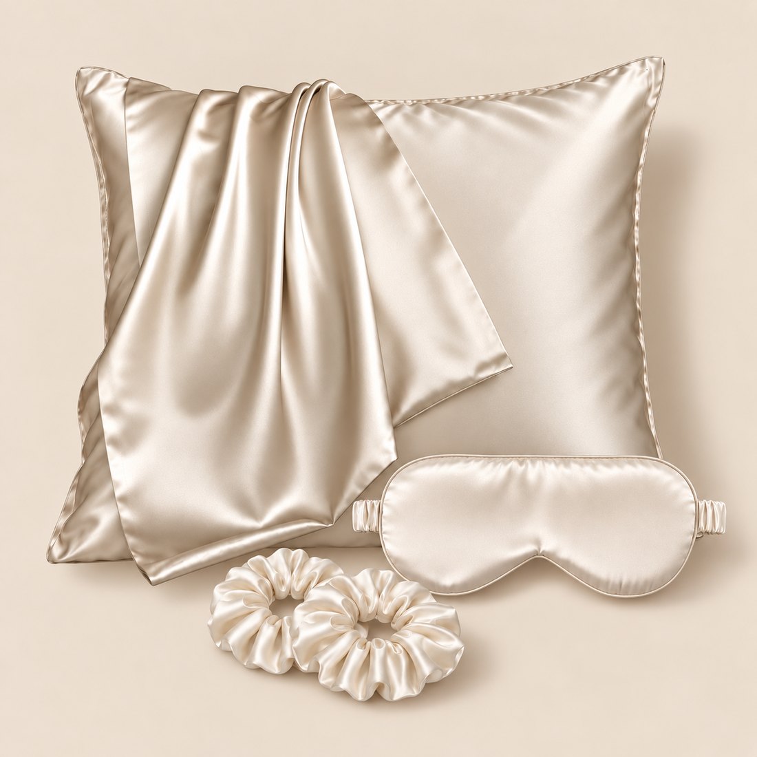 Coffret Rituel, taie 65×65 cm, coloris Ivoire
